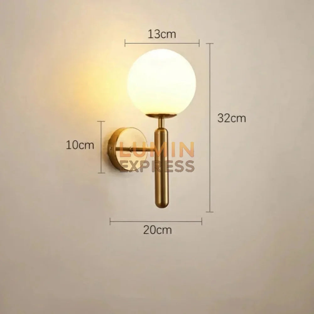 Applique murale dorée ISADORA – éclairage LED décoratif haut de gamme