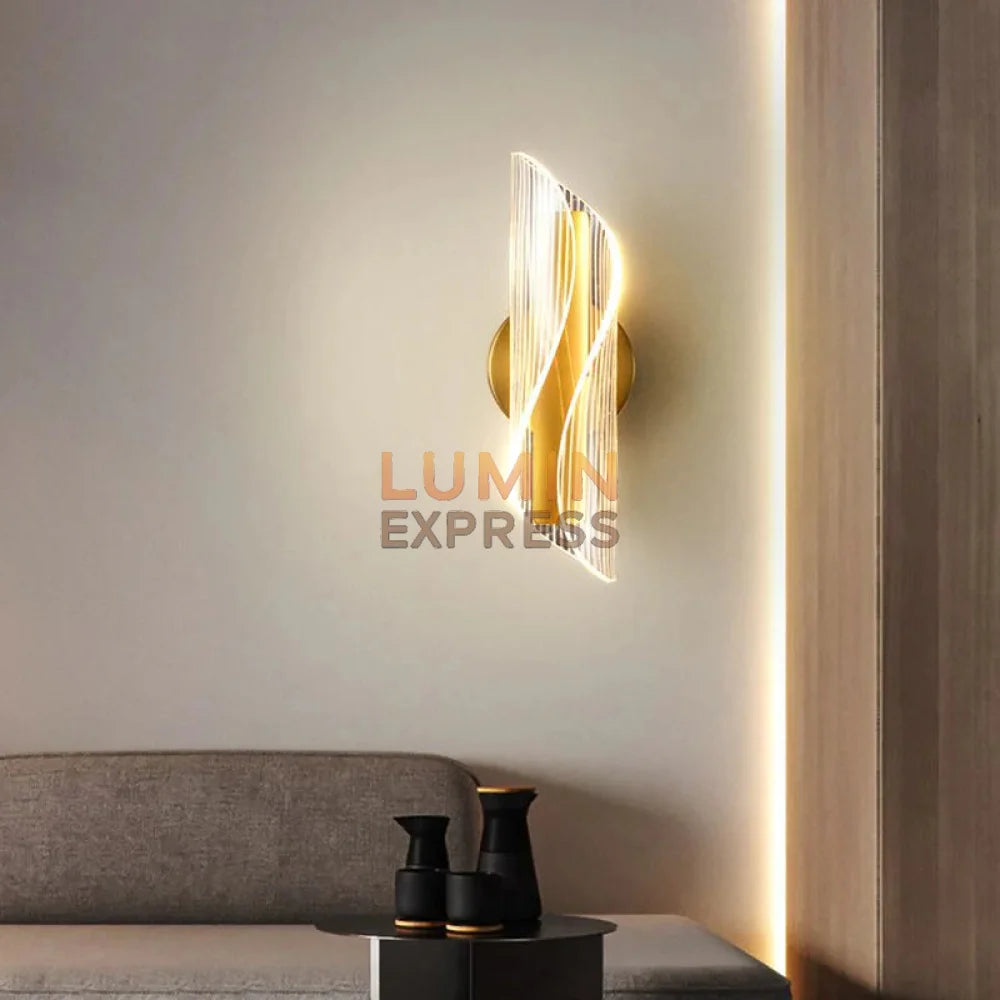 Applique LED design doré DUBLIN – Luminexpress Luminaire Maroc