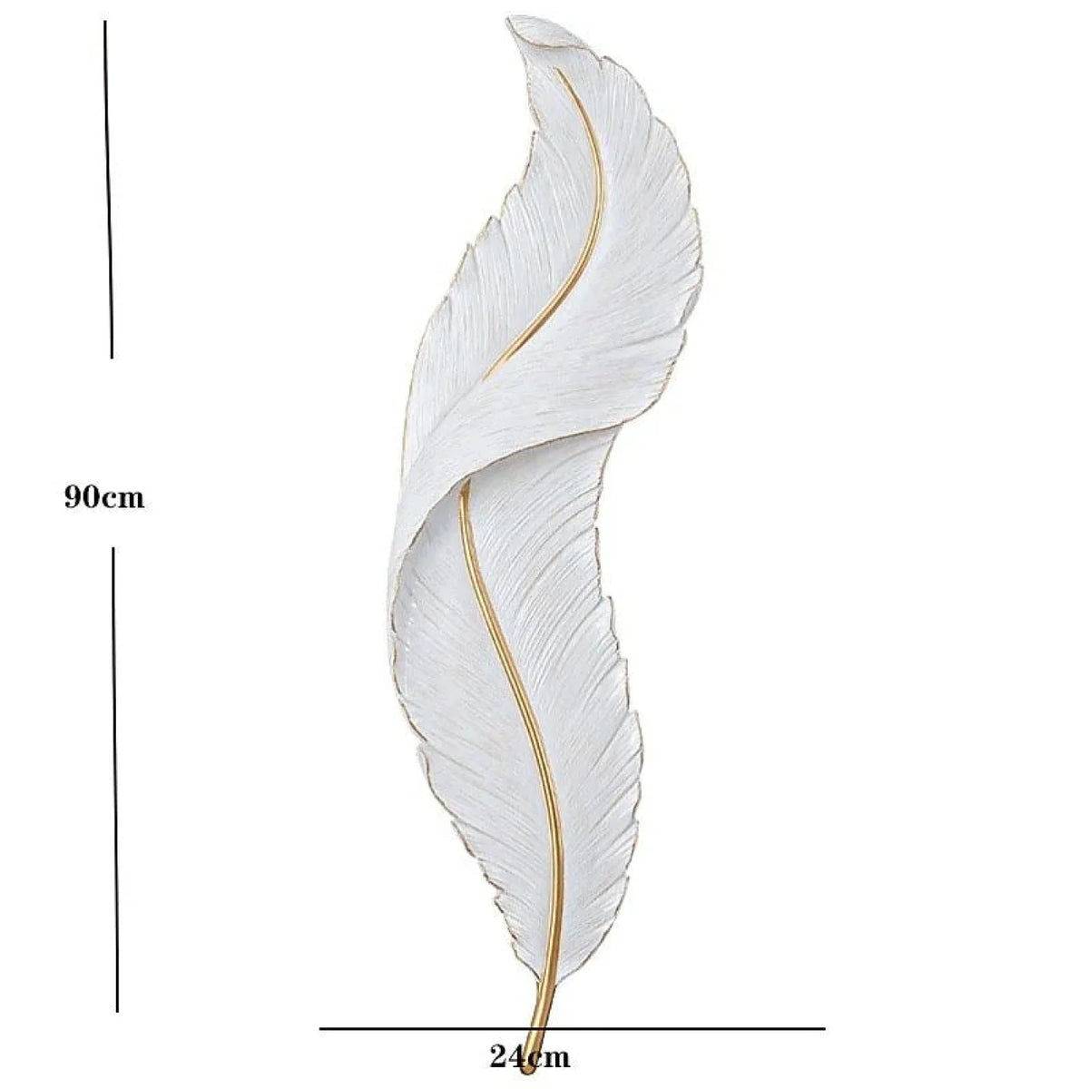 Comparatif tailles CRISTINA White 65 cm et 90 cm, applique murale blanche, Luminexpress
