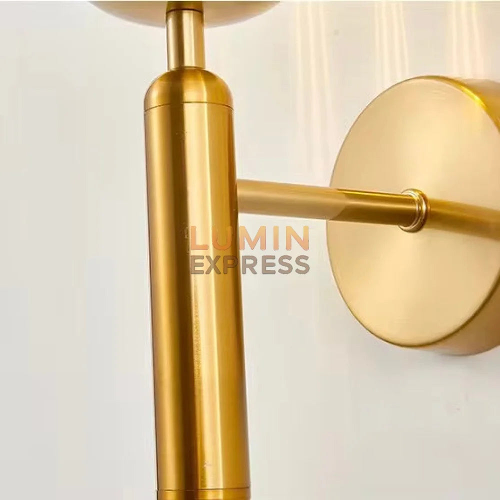 Lampe murale ambre détails Luminexpress