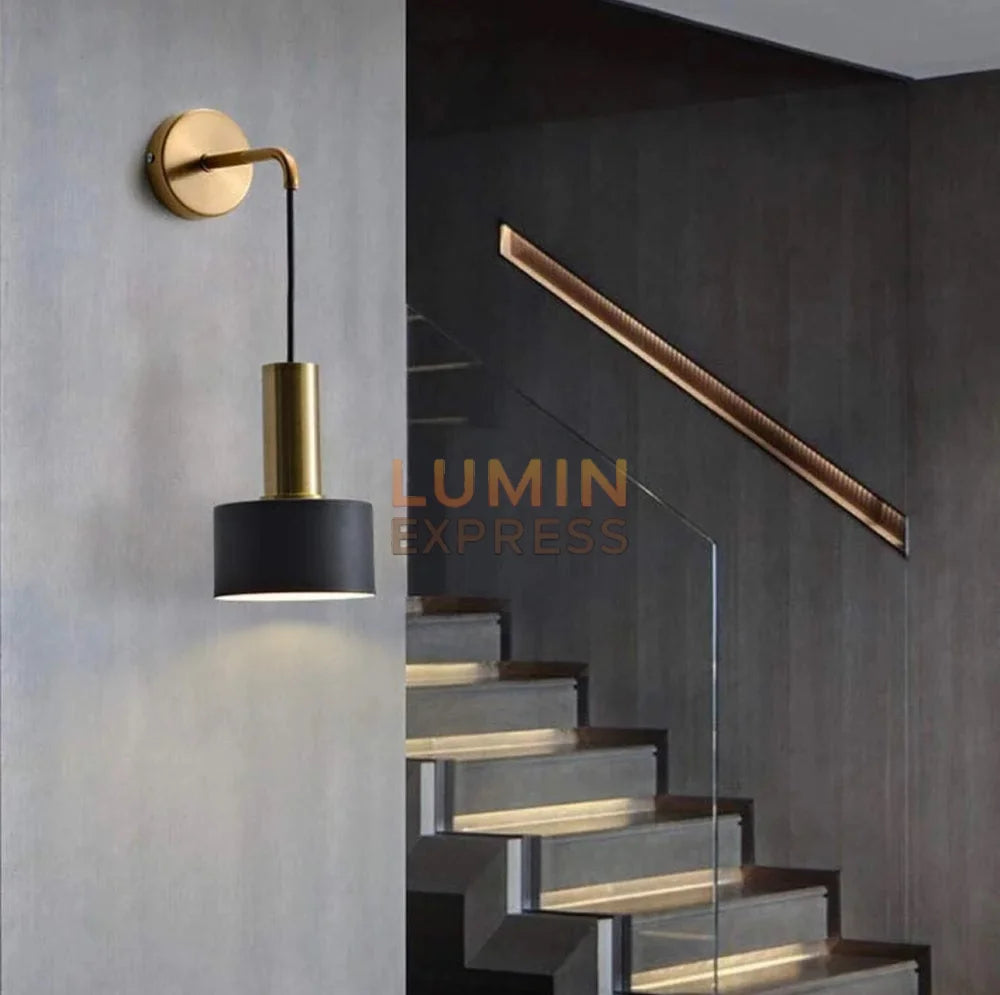 Applique murale FLIPO Black-Gold