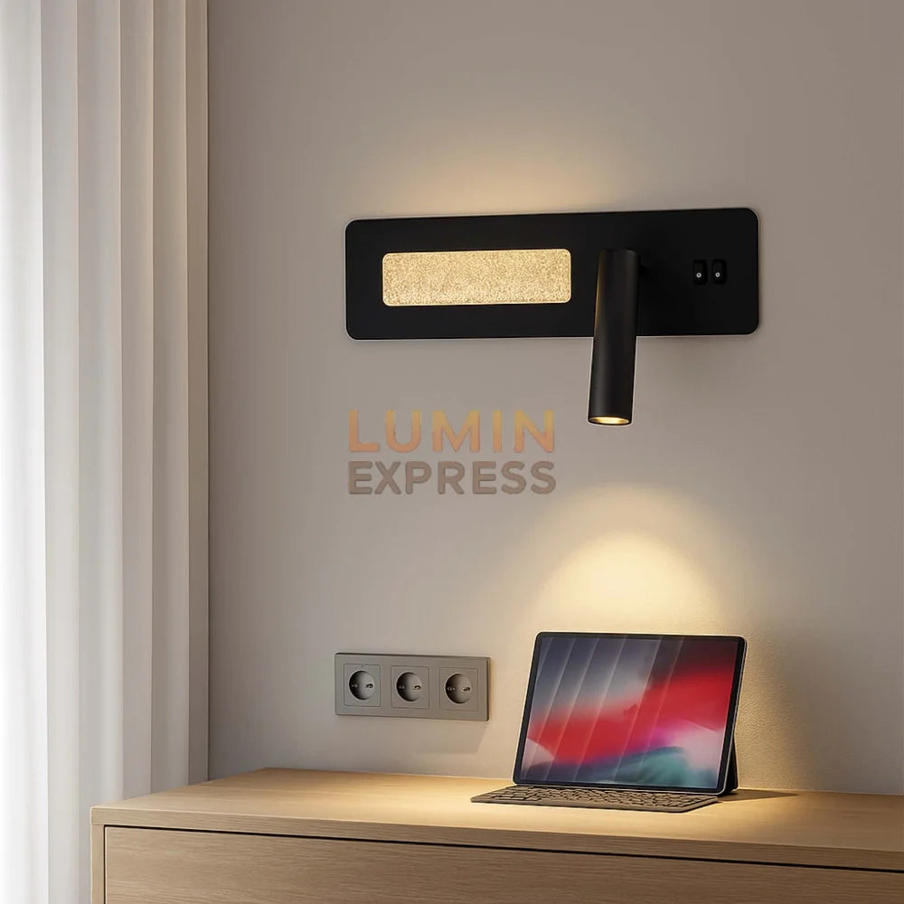 Applique murale Liseuse ORION Black