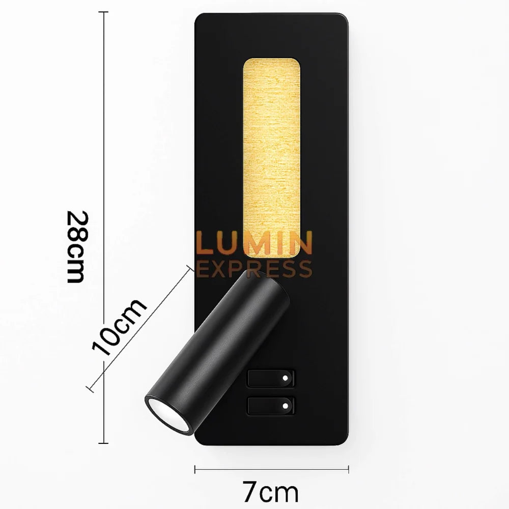 Applique murale Liseuse ORION Black