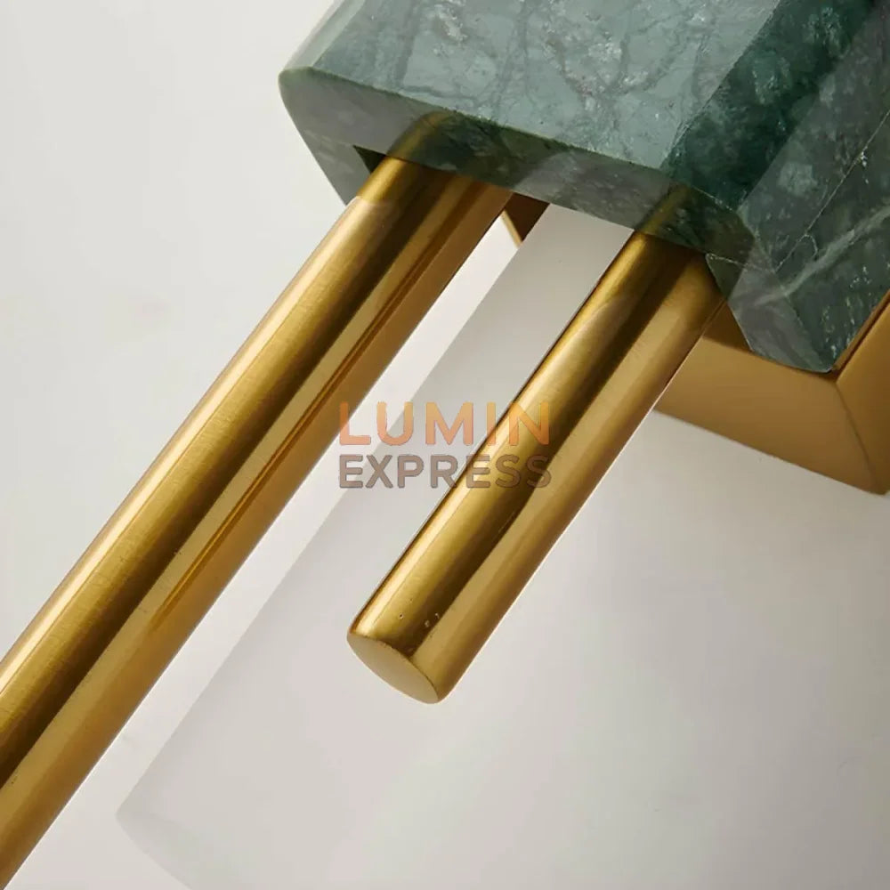 Applique murale luxe doré & marbre vert – Luminexpress – Éclairage moderne Maroc