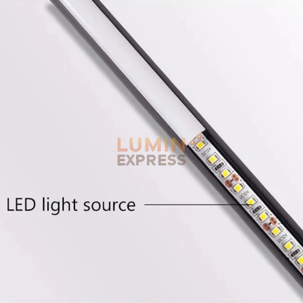 Applique murale noire design VERTIGO Black 80 cm – Éclairage décoratif mural premium Maroc