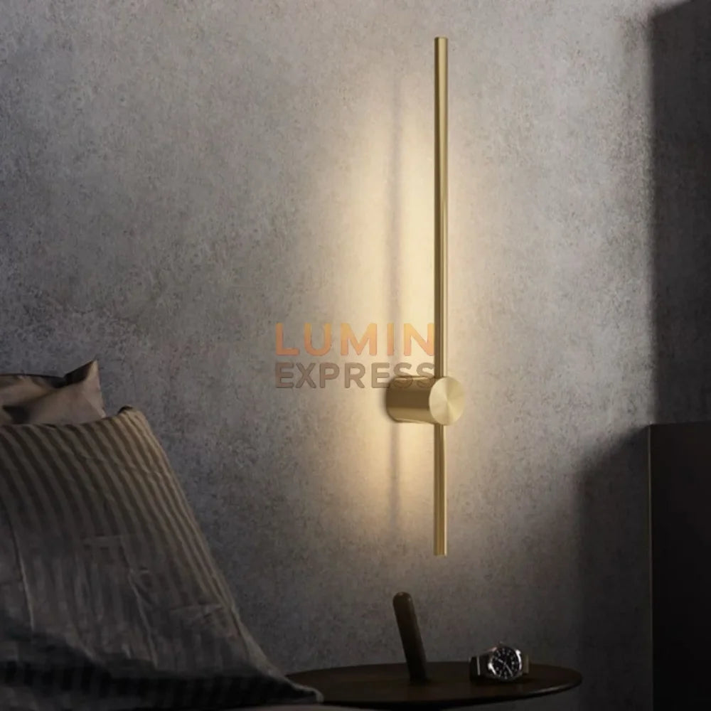 Luminaire mural VERTIGO Gold 80 cm – Applique murale dorée haut de gamme au Maroc