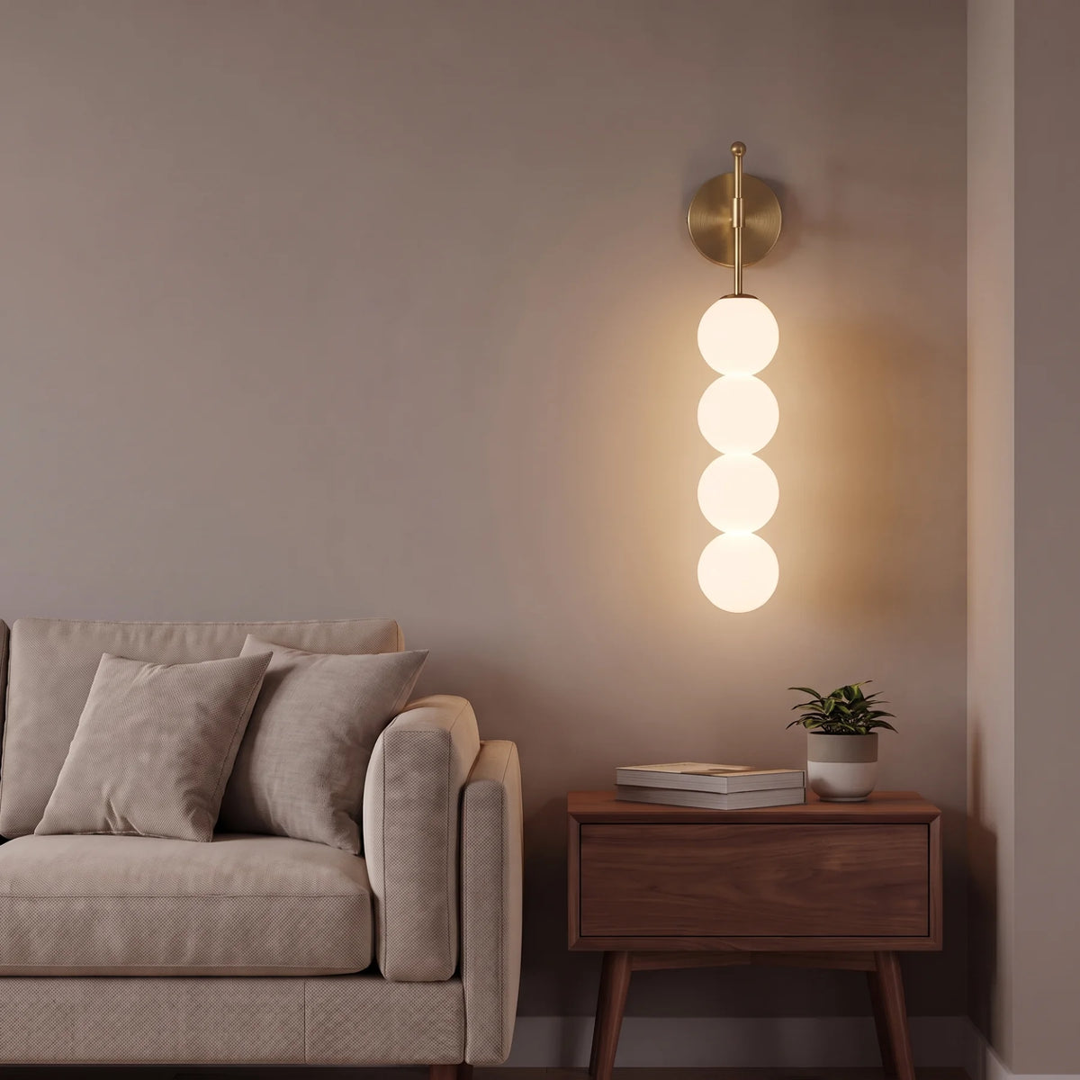 Applique murale BORA Gold