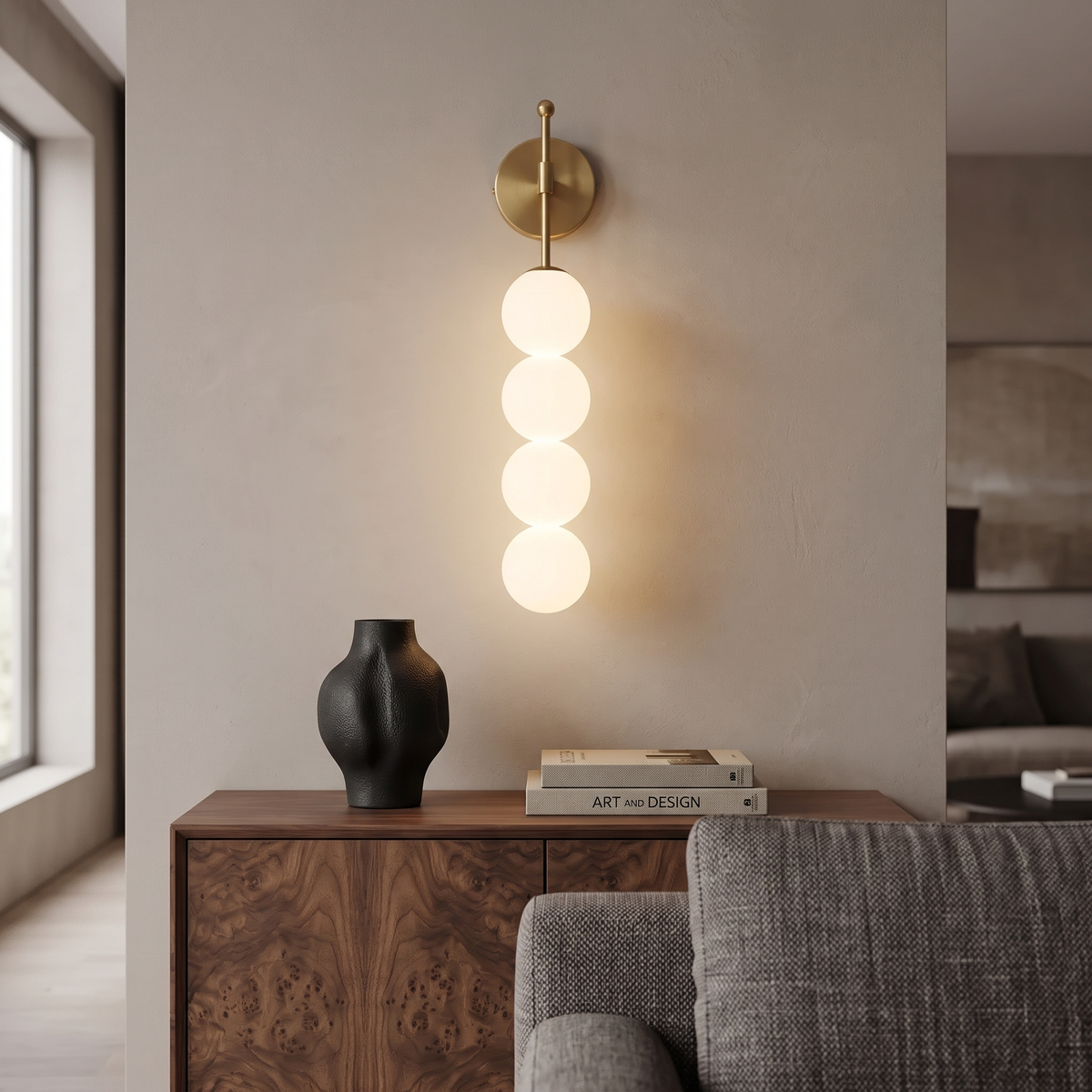 Applique murale BORA Gold