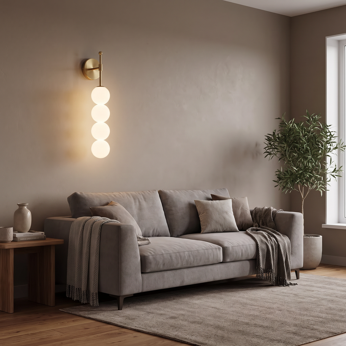 Applique murale BORA Gold
