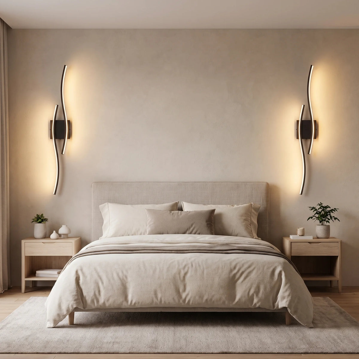 Applique murale sans fil MOLINA Black
