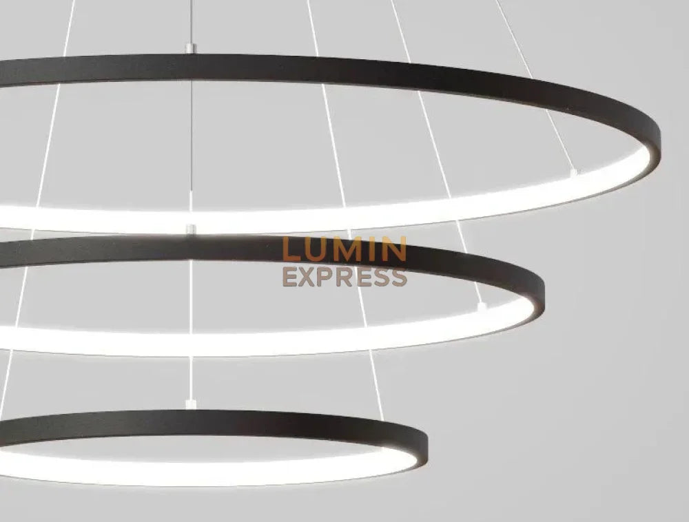 Suspension LISBON Black 80cm
