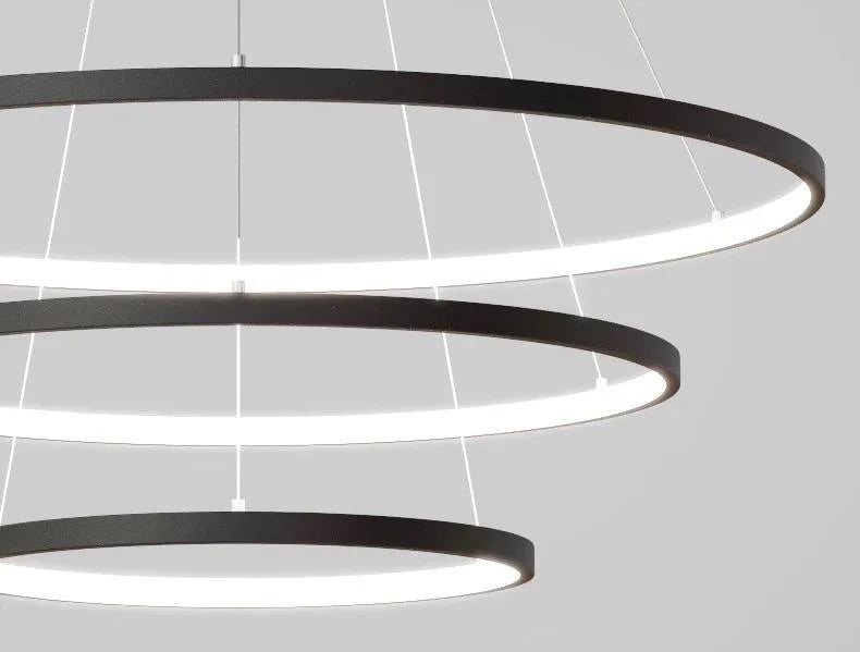 Suspension LISBON Black 80cm