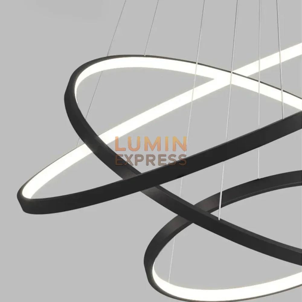 Suspension LISBON Black 80cm