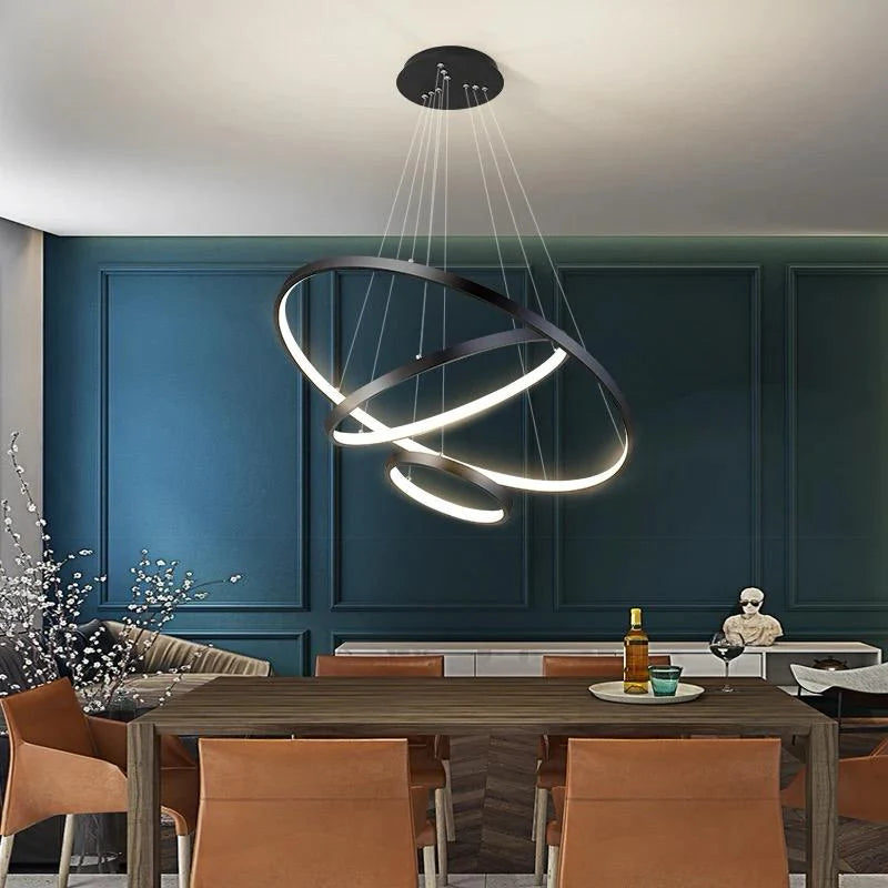 Suspension LISBON Black 80cm