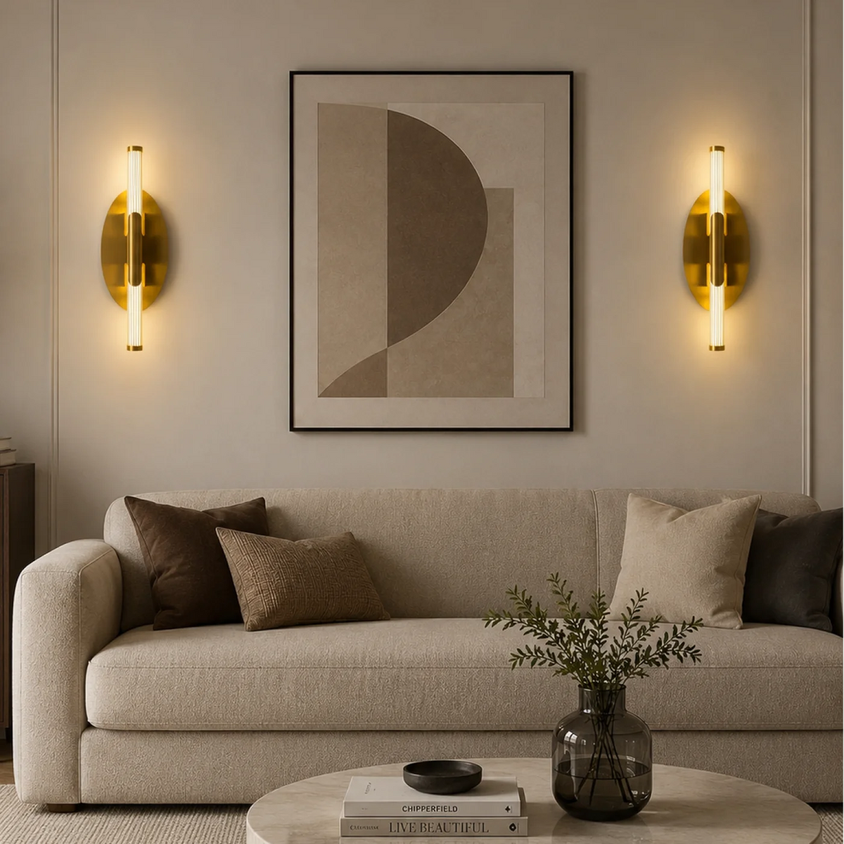 Applique murale CANTON Gold