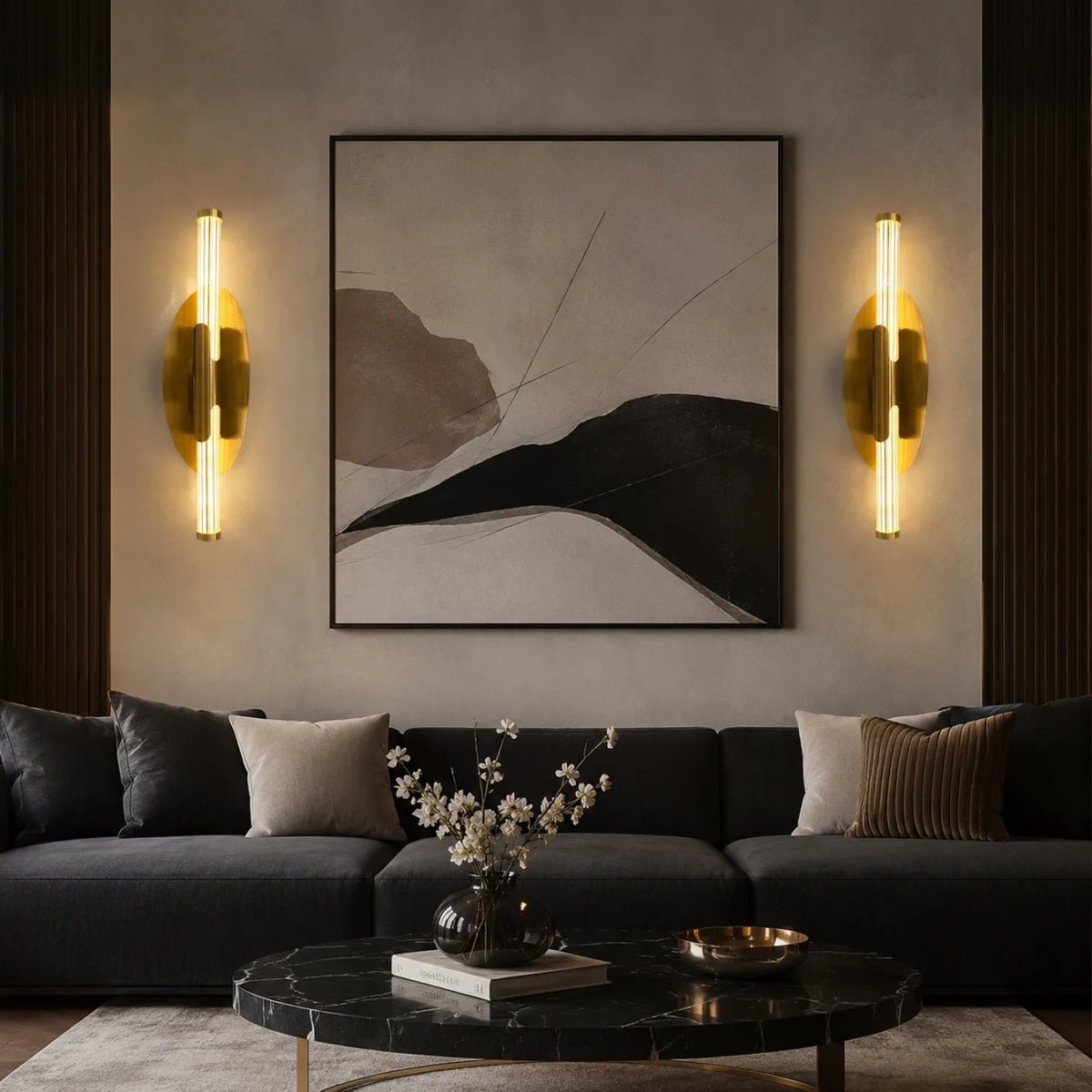 Applique murale CANTON Gold