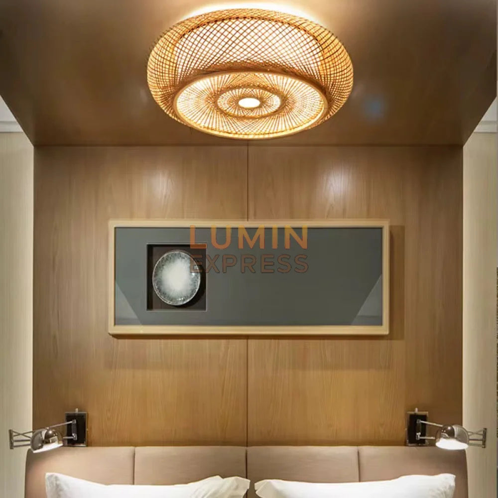 Plafonnier TAKA en Bambou