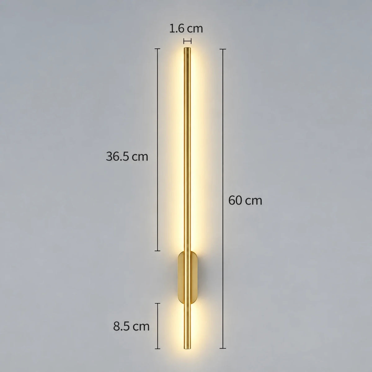Applique murale sans fil SLIM Gold