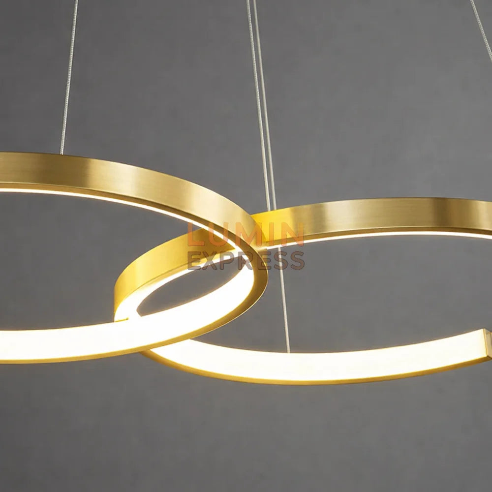 Suspension Fiora Gold salle à manger design – luminaire Maroc Luminexpress