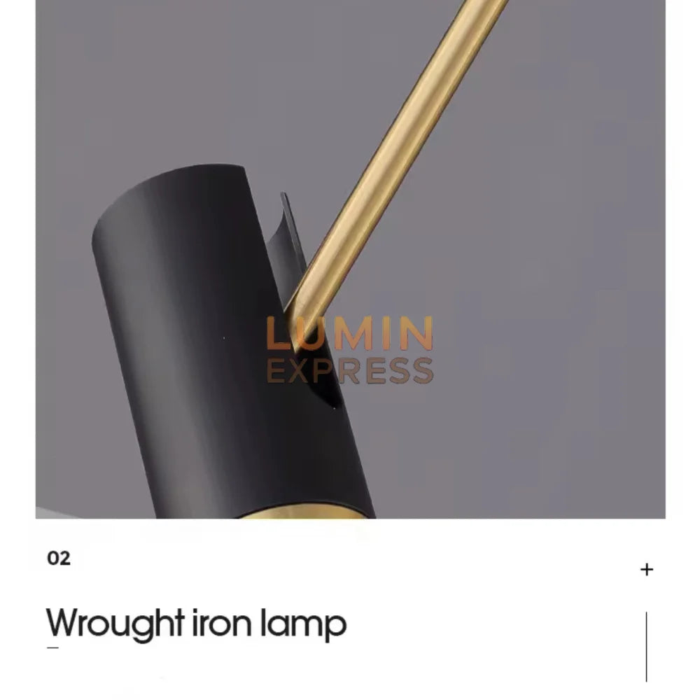 Suspension ELVOR Black — luminaire moderne Maroc, style Mr Bricolage Maroc details