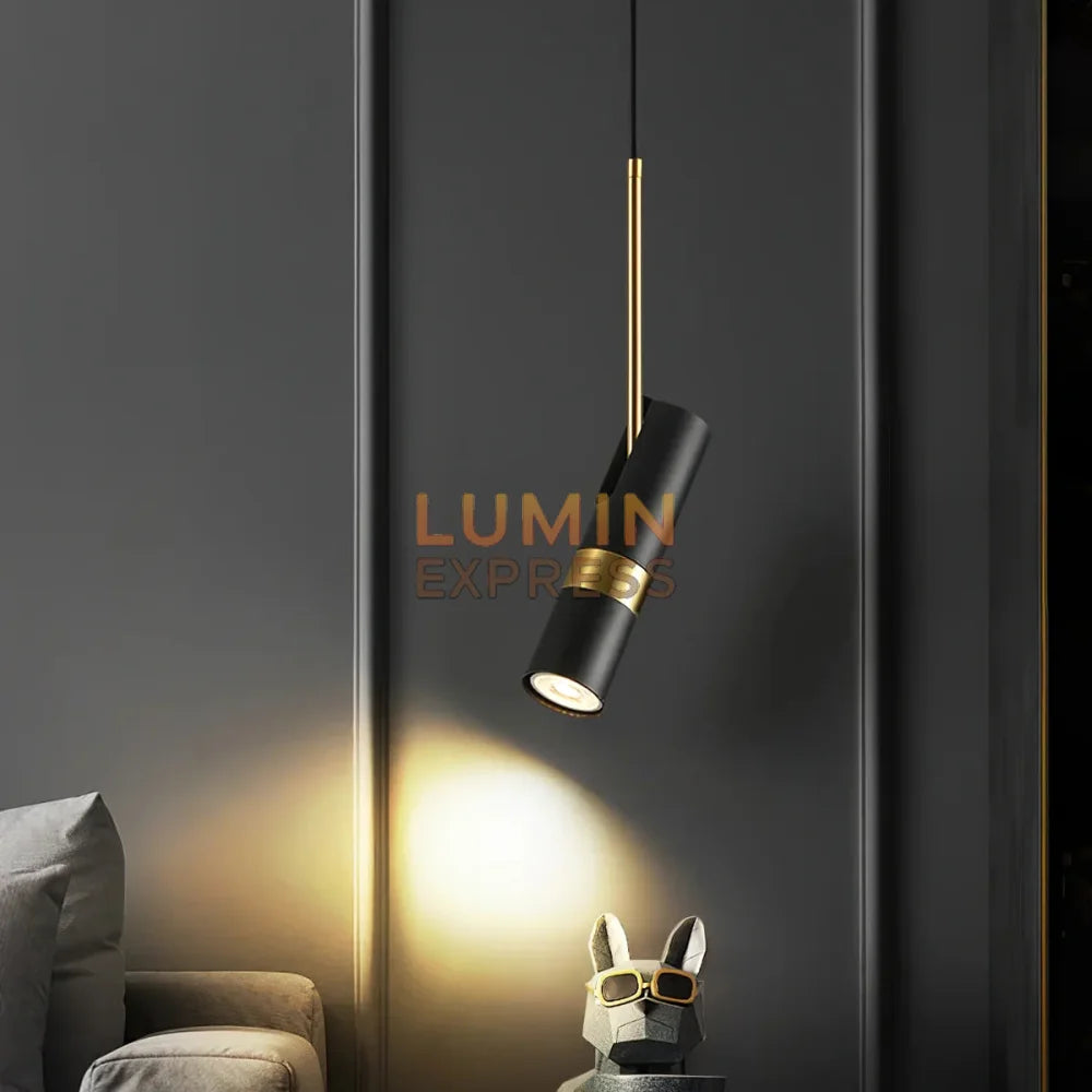 Luminaire Mr Bricolage Maroc — Suspension ELVOR Black noire.
