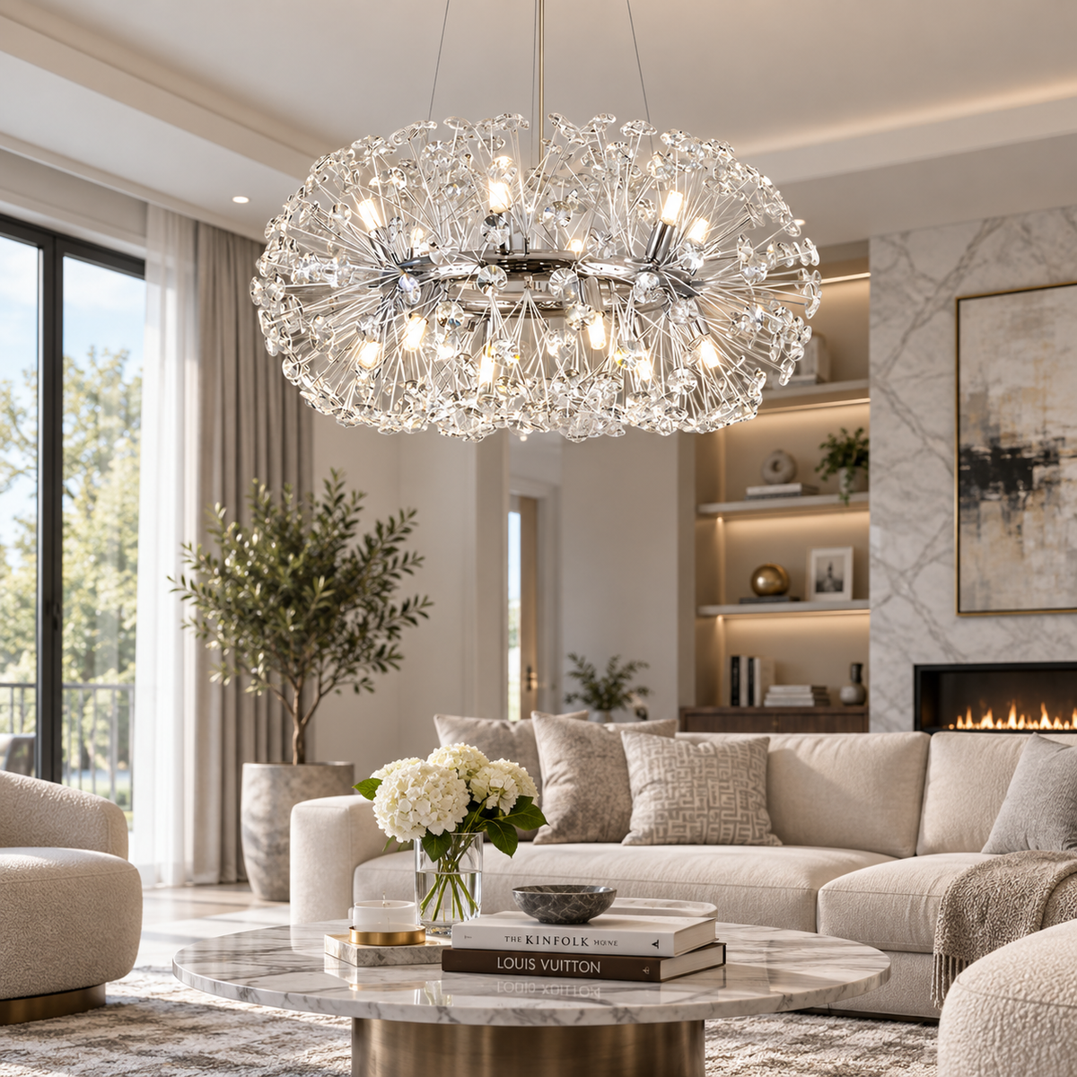 Lustre CLASSICO Silver 60cm