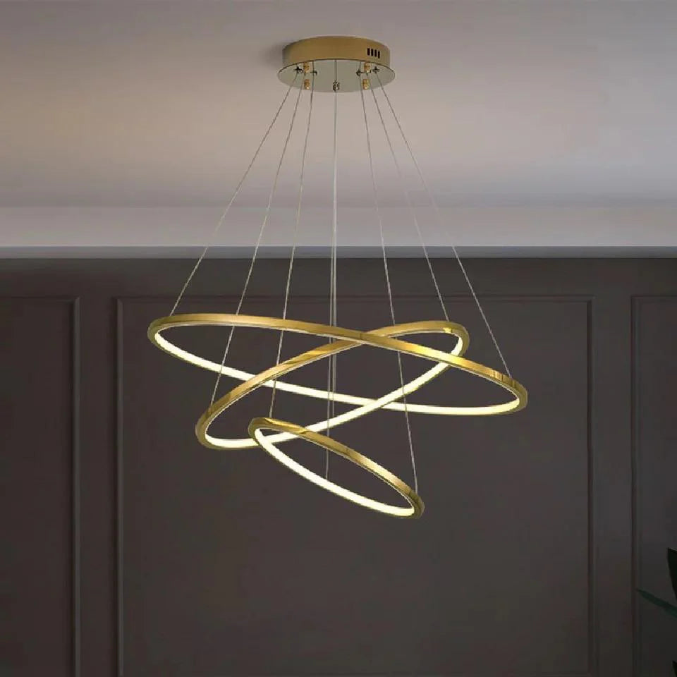 Suspension LISBON Gold 80cm