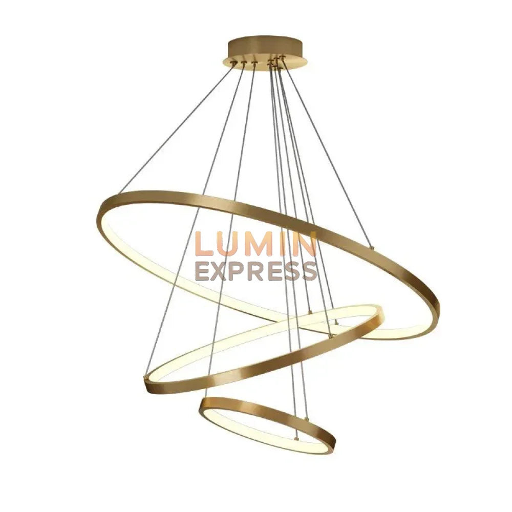 Suspension LISBON Gold 80cm