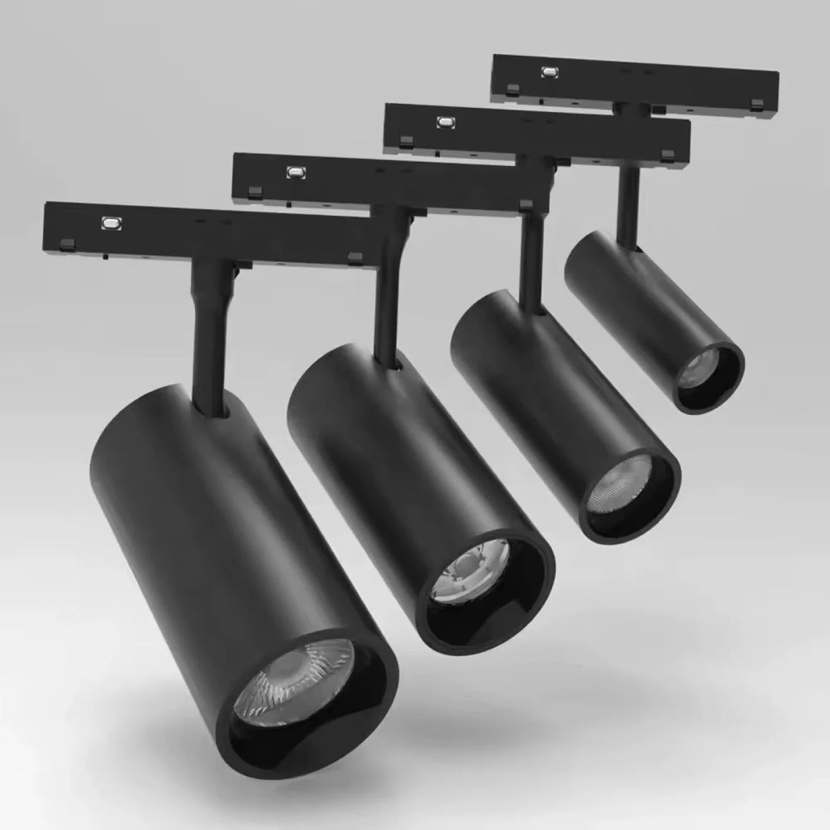 Projecteur LED 3 couleurs pour rail magnétique
