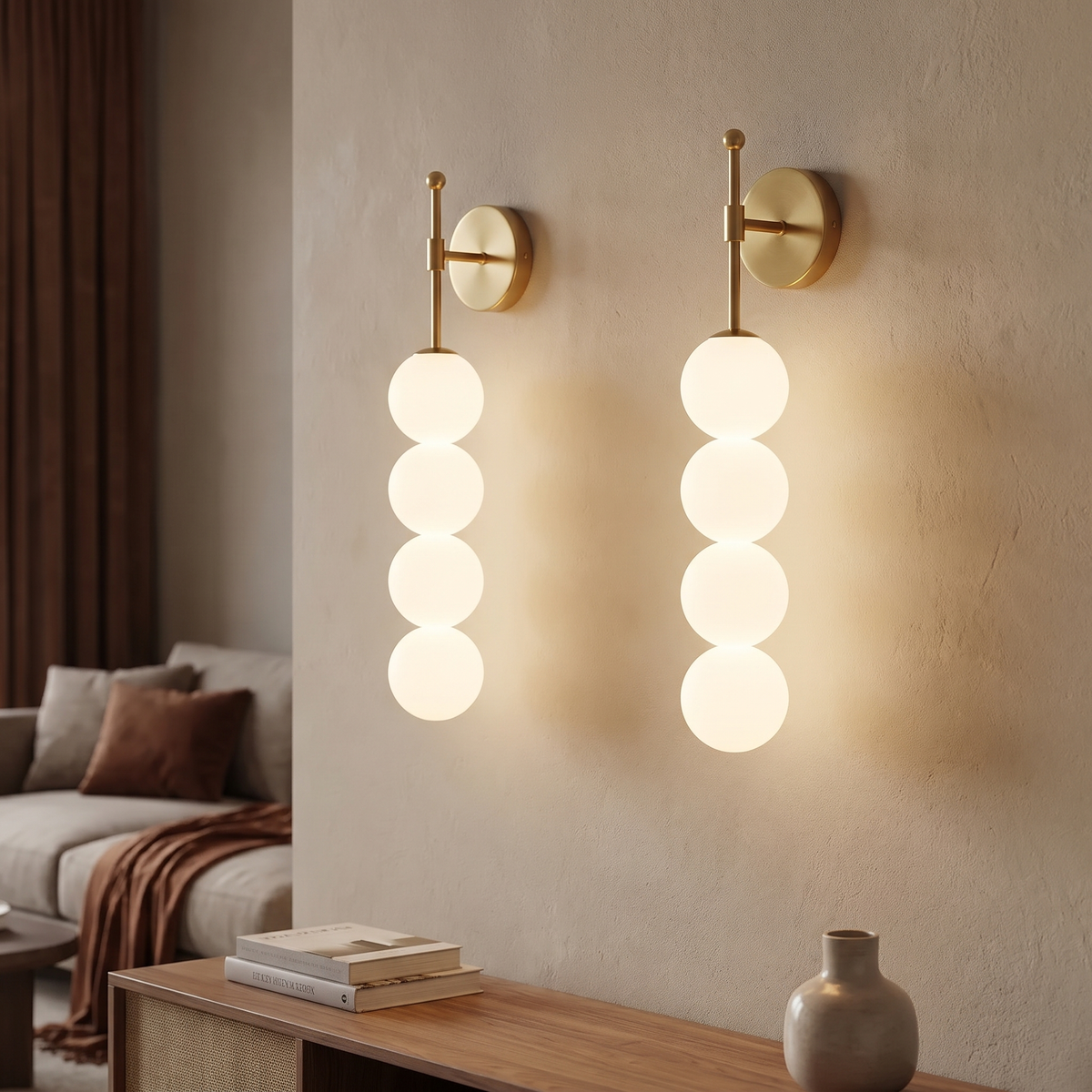 Applique murale BORA Gold