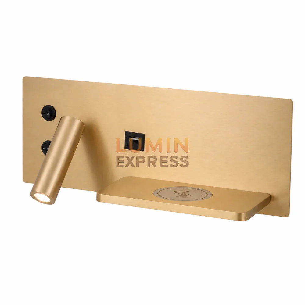 Applique murale Liseuse Wireless Gold