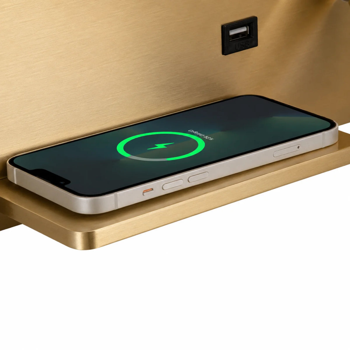 Applique murale Liseuse Wireless Gold