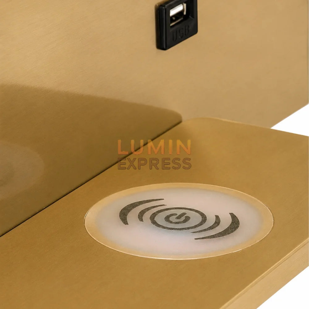 Applique murale Liseuse Wireless Gold