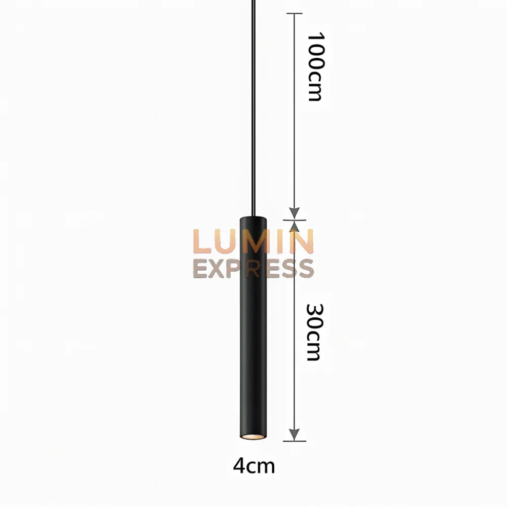 Suspension TUBALIGHT Black