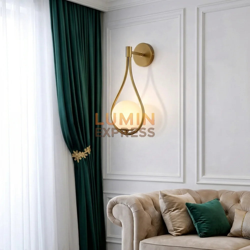 Applique murale PLATA Gold