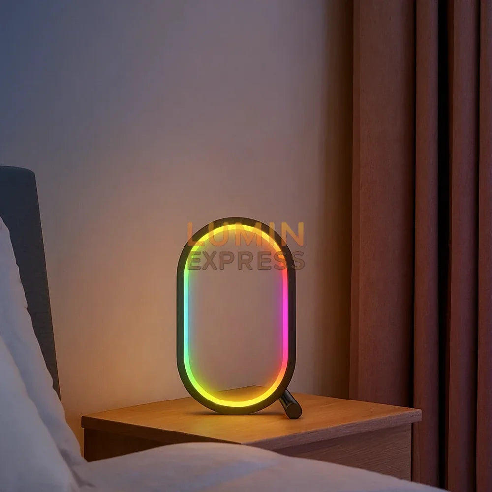 Lampe d’ambiance AURA réactive au son pour salon ou bureau