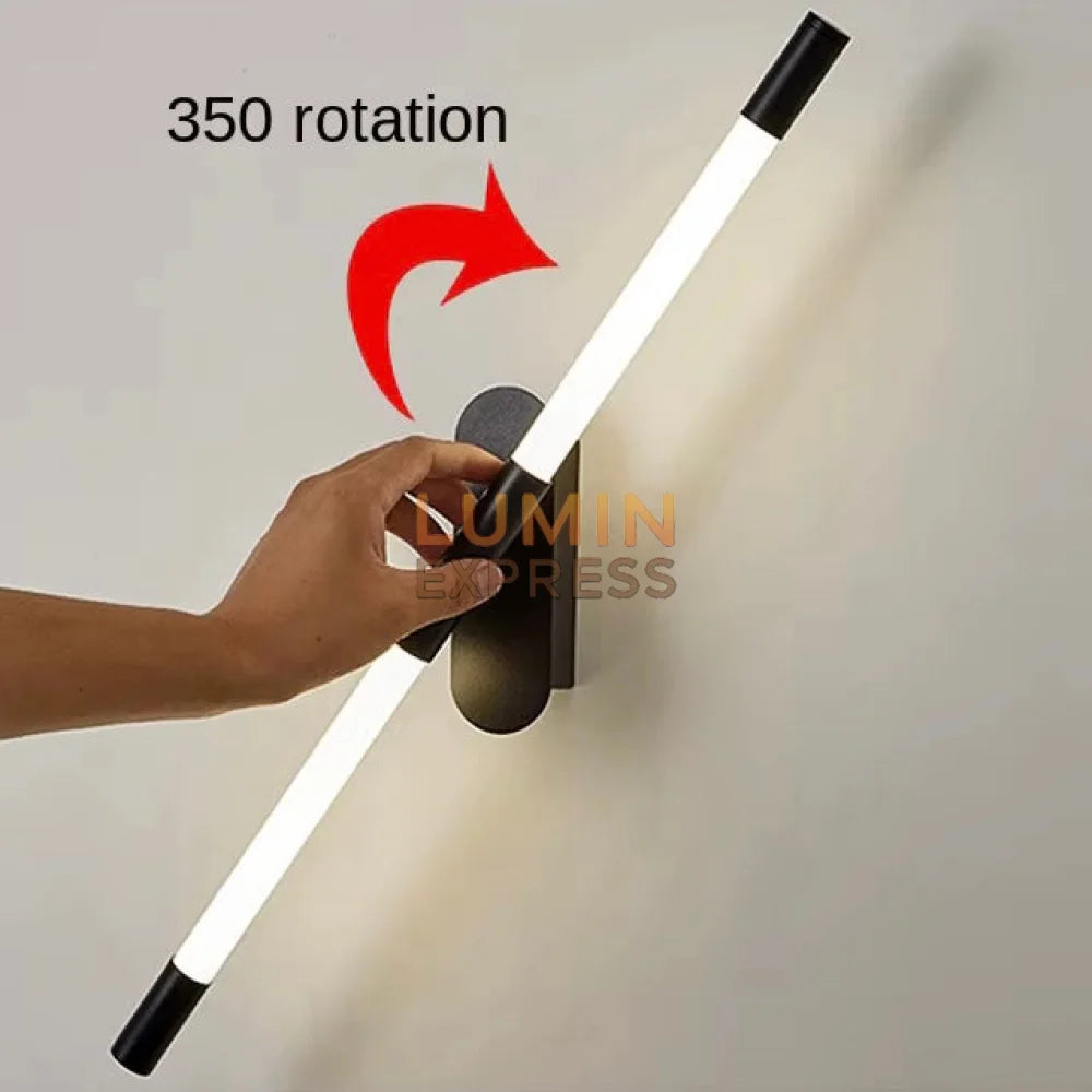 Applique murale noir BELMOND rotative – Luminexpress Maroc