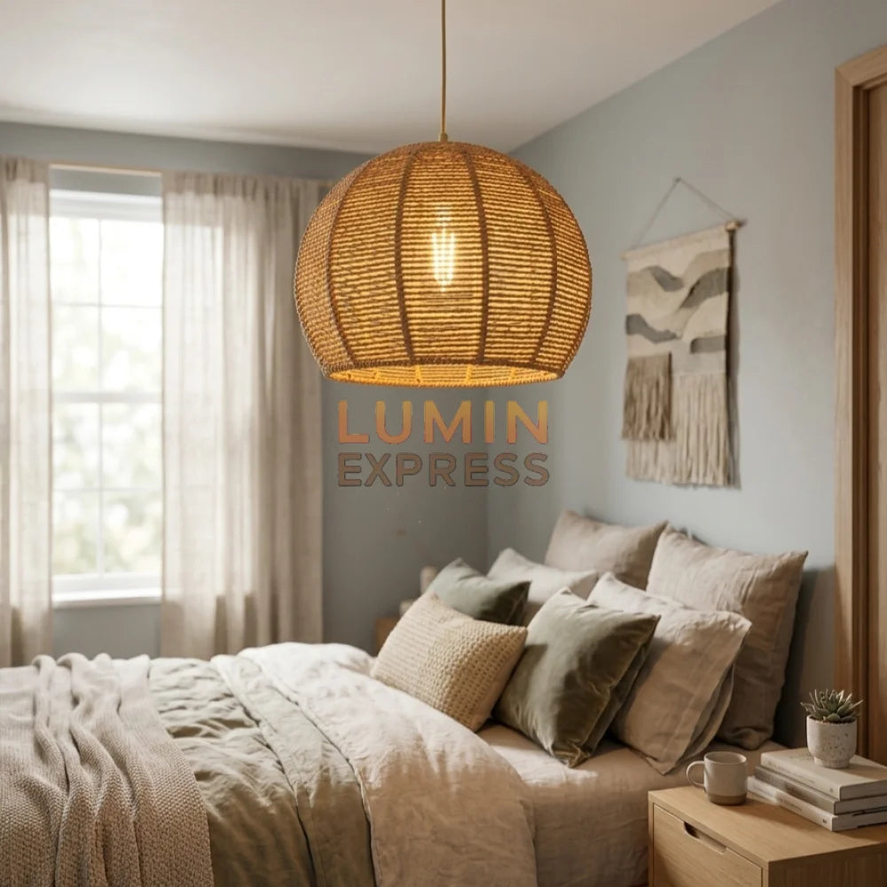 Suspension ROTANA en Rotin