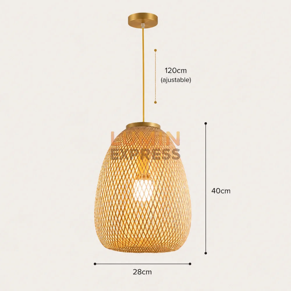 Suspension NAGOMI en Bambou