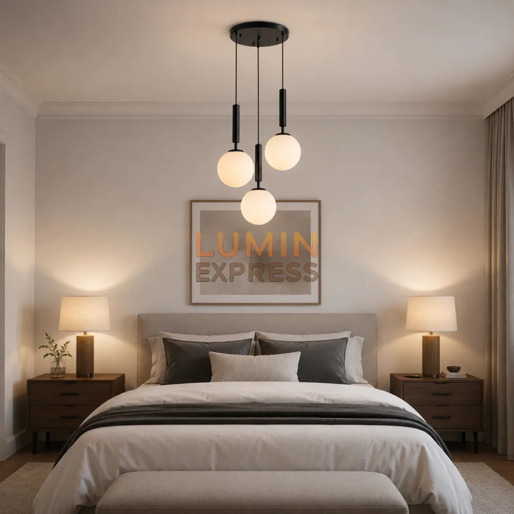 ISADORA Triple Black Luminexpress – luminaire design pour chambre au Maroc