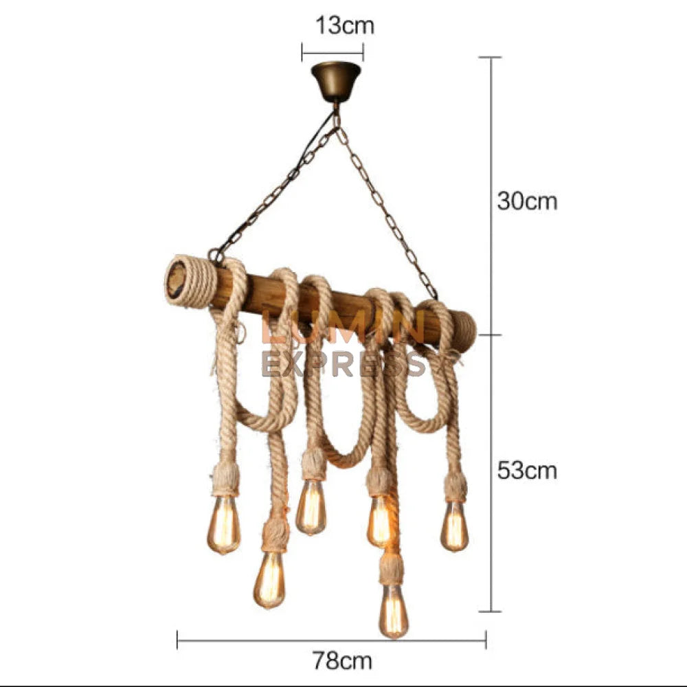 Suspension REYNA Bambou élégante avec ampoule E27