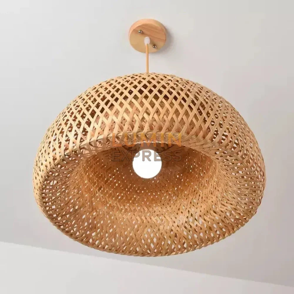 Suspension bohème SUMBA en bambou tressé – Luminexpress Casablanca, magasin de luminaires et décoration intérieure au Maroc.