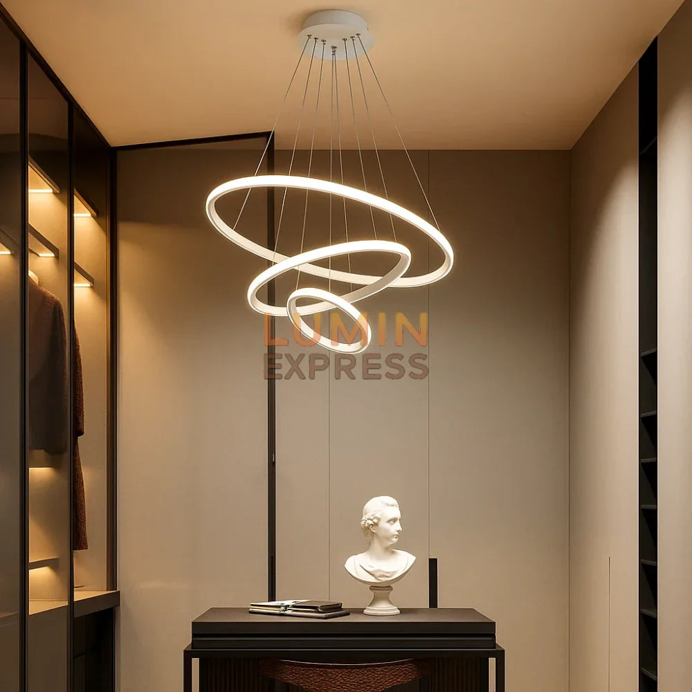 Suspension TRIPLE White Luminexpress Maroc