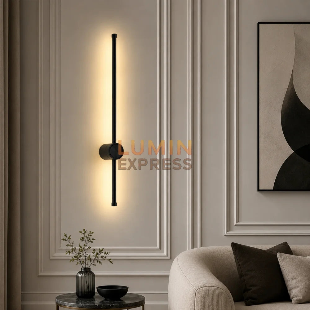 Applique murale VERTIGO Black 60 cm