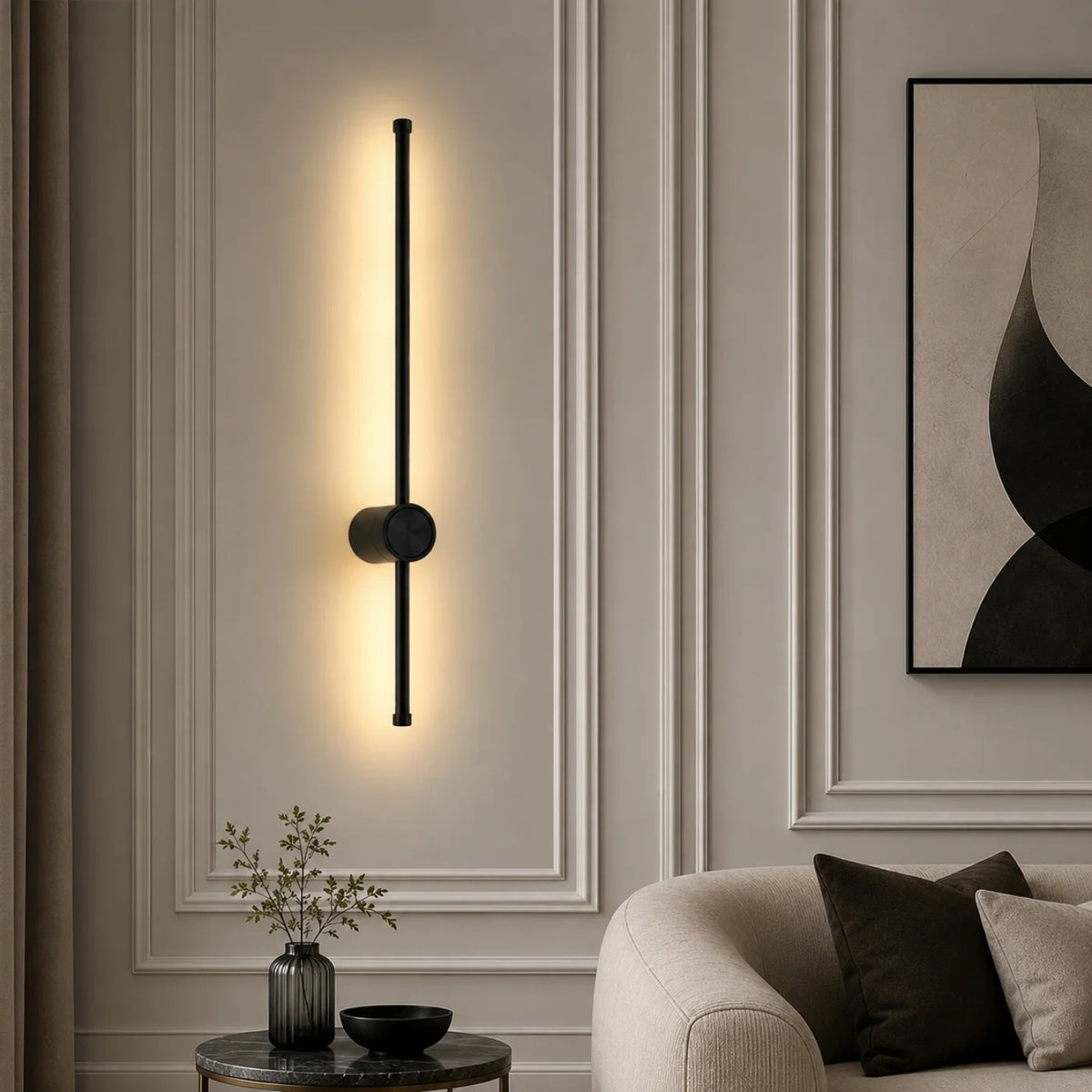 Applique murale VERTIGO Black 60 cm